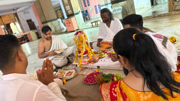 Special Rudrabhishek Puja organized at Hanuman Temple in Khola