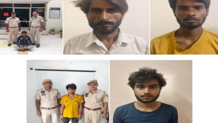 Five miscreants involved in vehicle theft arrested