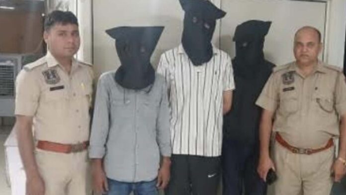 Three miscreants involved in kidnapping and robbery were arrested