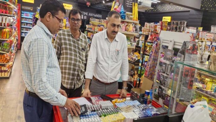 Chief Medical and Health Officer confiscated 168 packets of cigarettes without warning
