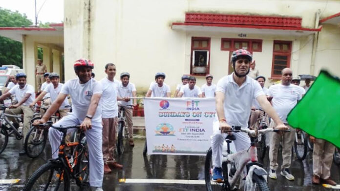 Rajasthan police's 'Sundays on Cycle' campaign
