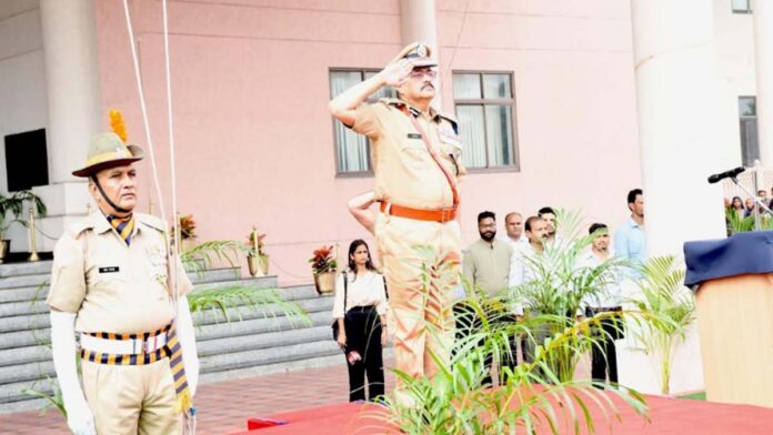 Patriotism swelled in Police Headquarters Jaipur