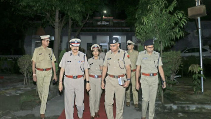 DGP inspected Devgarh police station in Rajsamand