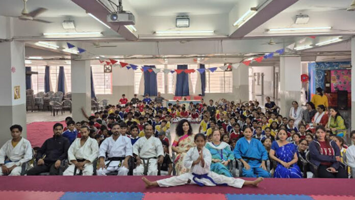 In the Self Defense workshop, 250 children were trained in natural, simple and technical methods