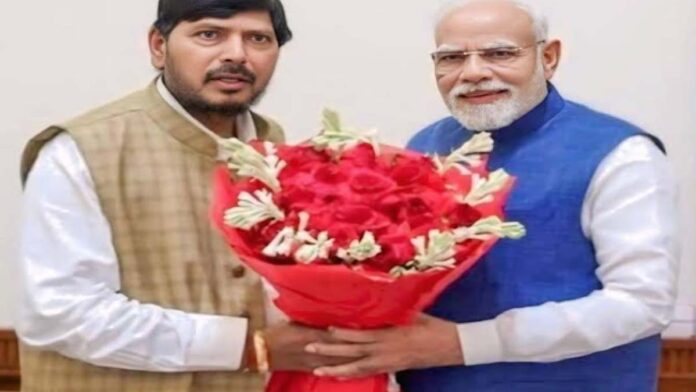 Union Minister Ramdas Athawale's meeting with PM Modi