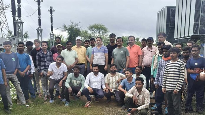 Indian Railways' first 220/2x55 kV–100 MVA Scott-connected transformer successfully commissioned