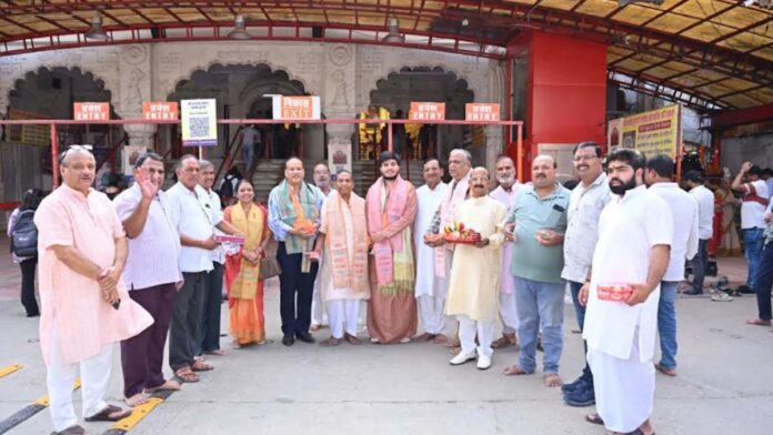 Invitation to Moti Dungri Ganesh Ji for Shri Agrawal Jayanti Festival