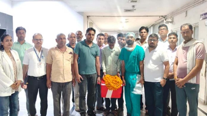 Organ donation in Sawai Mansingh Hospital: Three people got a new life due to the courageous decision of their family members