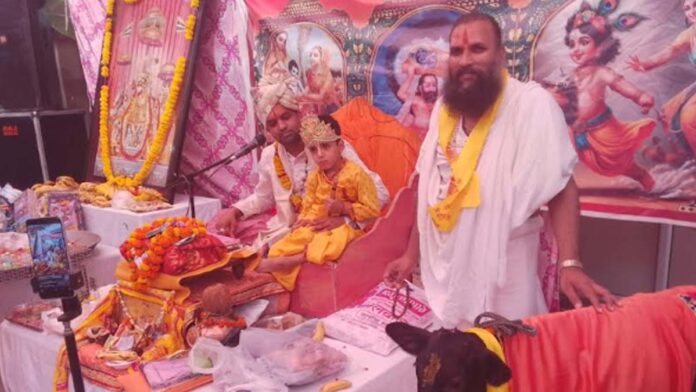 Nandotsav was celebrated in Badrinath temple under Bhagwat Katha