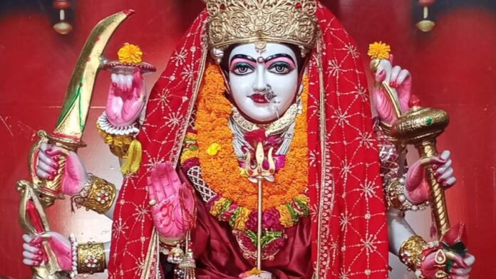 Unique preparations for Navratri Ghat Sthapana at Vaishno Devi Temple Panchvati Circle