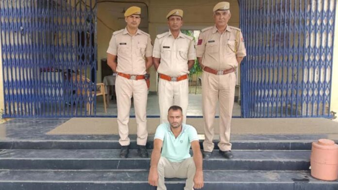 A miscreant who was absconding for a year in a case of murderous attack, vandalism and threat was caught