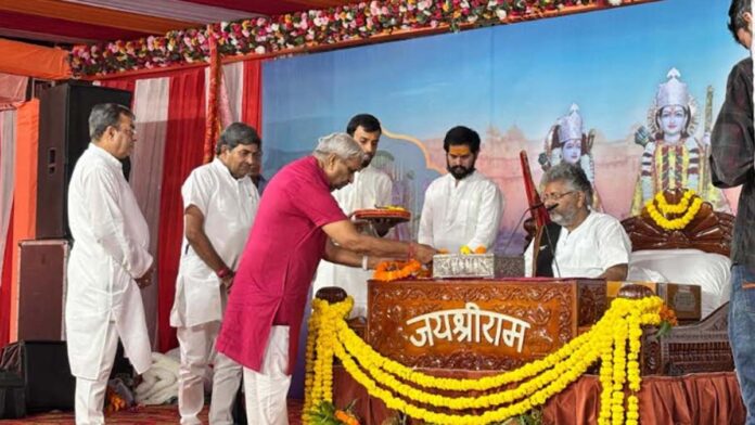 Nine day Ram Katha begins in Shri Khole's Hanuman Ji temple