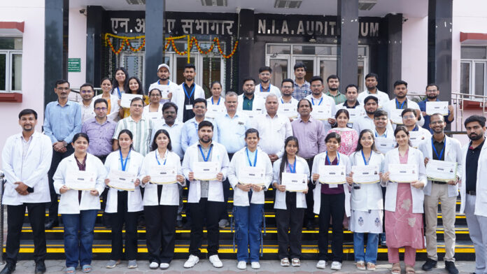 15 days training on prevention and protection from heart diseases concluded at NIA Jaipur