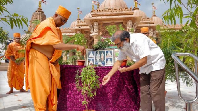 Tree worship and awareness program for environmental protection
