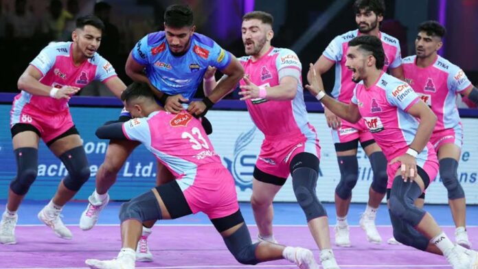 Samadhi's four-point raid in the 18th minute sealed Jaipur Pink Panthers' victory over Bengal Warriors