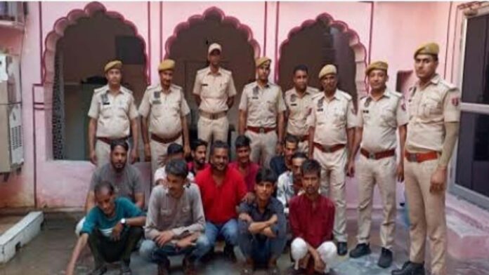 Police raided the hideouts of criminals in an area domination operation.