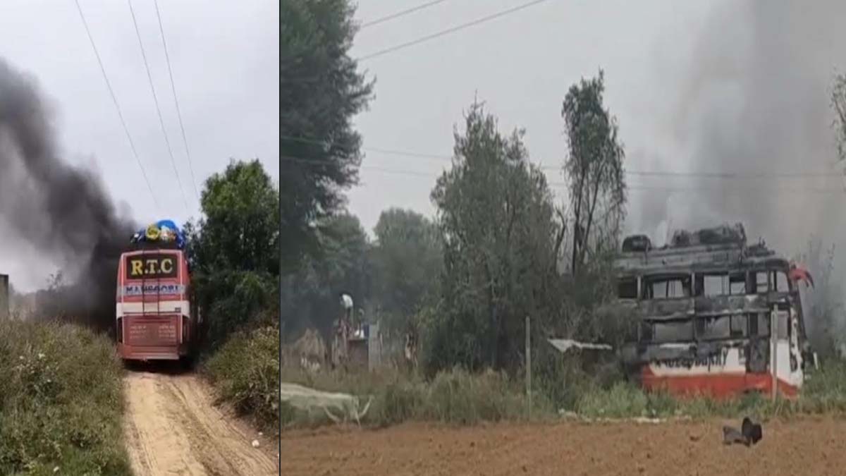 Bus electrocuted after touching high tension line, three dead