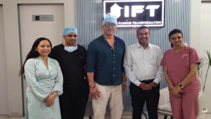 Inspector Sachin (Hrishikesh Pandey) of the TV serial 'CID' got a hair transplant done.