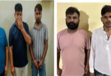 स्पा की आड़ में चल रही थी अनैतिक गतिविधियां:पुलिस ने दबिश मारते हुए पांच आरोपियों को पकड़ा Immoral activities were going on under the guise of a spa: Police raided and arrested five accused.