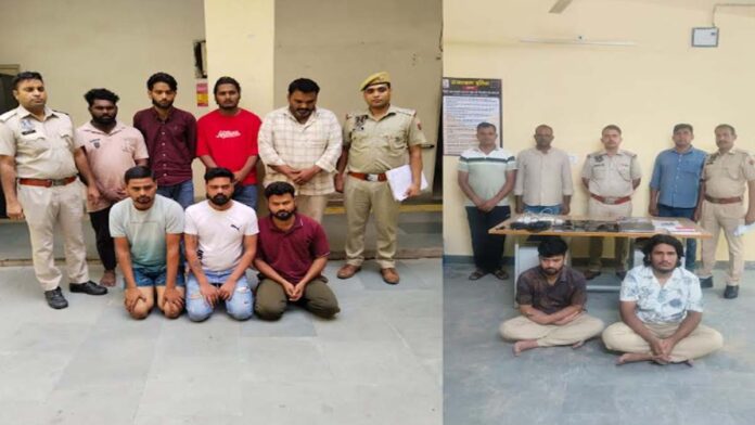 Nine fraudsters arrested for cyber fraud of Rs 10 crore in six states including Rajasthan