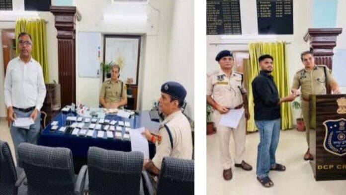 Cyber ​​police returned seventy mobile phones worth Rs 20 lakh to their owners
