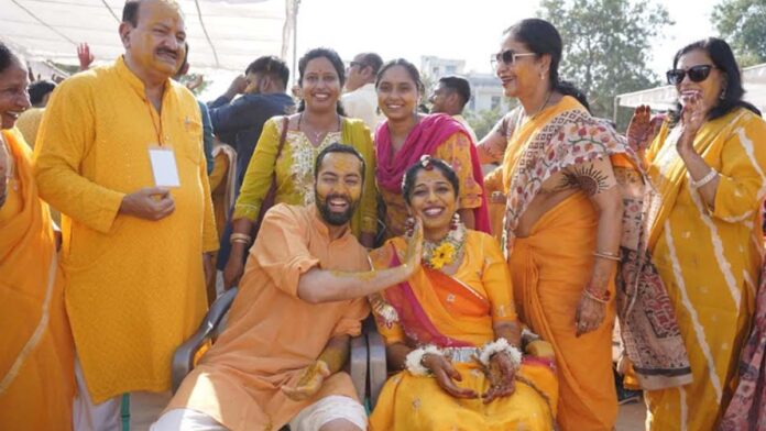 30 couples tied the knot at the International Mass Marriage Conference 30 couples tied the knot at the International Mass Marriage Conference