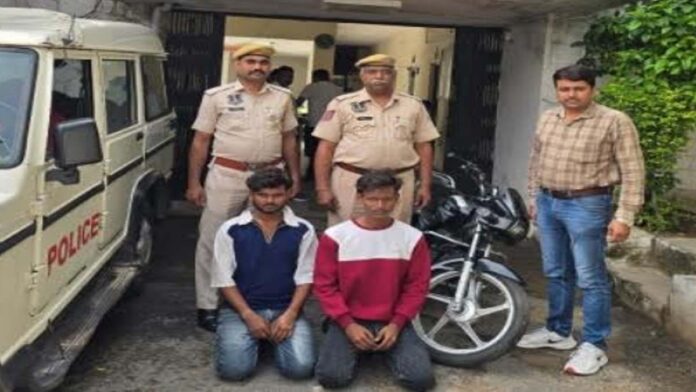 Two vehicle thieves arrested for stealing two-wheelers (bikes)
