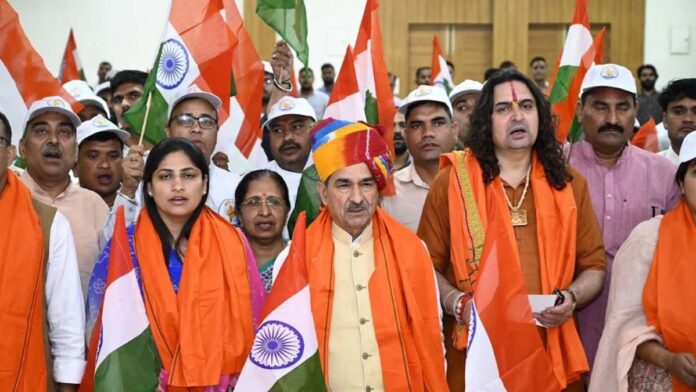 Vande Mataram is not just a national song, it is a symbol of national sentiment: Madan Rathod Vande Mataram is not just a national song, it is a symbol of national sentiment: Madan Rathod