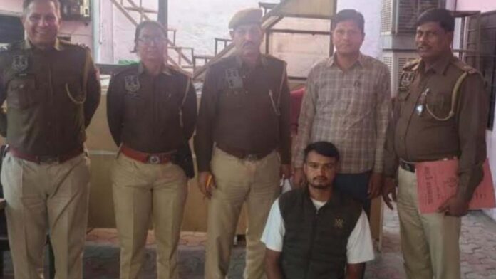 The accused carrying a reward of Rs 10,000 was arrested.