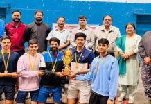 राजस्थान विश्वविद्यालय में अंतर-महाविद्यालय बैडमिंटन प्रतियोगिता का आयोजन Inter-college badminton competition organized at Rajasthan University