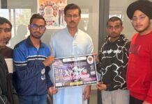 खेल मंत्री कर्नल राज्यवर्धन सिंह राठौर ने किया एनकेएफ राजस्थान स्टेट कराटे चैंपियनशिप 2025 का पोस्टर विमोचन Sports Minister Col. Rajyavardhan Singh Rathore released the poster of NKF Rajasthan State Karate Championship 2025.