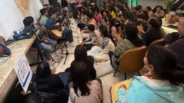 Cafe Satsang held for the mental health of the city's youth
