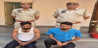 नकबजनी की वारदात करने वाले दो नकबजनों को धर-दबोचा