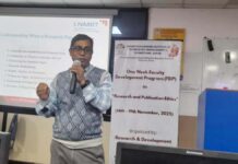 रिसर्च एंड पब्लिकेशन एथिक्स” विषय पर एफडीपी संपन्न FDP on “Research and Publication Ethics” concluded