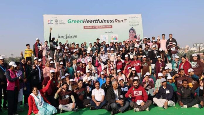 Green Heartfulness Run organised for environmental awareness in Pink City Jaipur