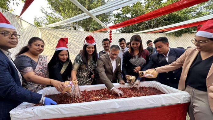 Harvest to Harmony Cake Mixing Ceremony Held Before Christmas Harvest to Harmony Cake Mixing Ceremony Held Before Christmas