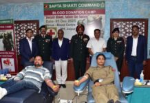 आर्मी डे : जयपुर मिलिट्री अस्पताल में रक्तदान शिविर का आयोजन Army Day: Blood donation camp organised at Jaipur Military Hospital