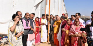 गोविन्द की नगरी में कथा स्थल का भूमि पूजन, श्रीमद् भागवत कथा 15 से 21 दिसंबर तक