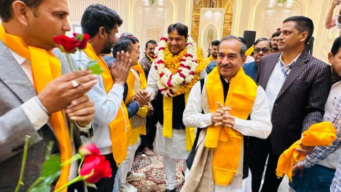 Bhupendra Saini's experience and dedication will give new energy to the state organization: Madan Rathore Bhupendra Saini's experience and dedication will give new energy to the state organization: Madan Rathore