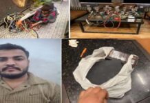 पुलिस ने मारा हुक्का बार पर छापा: संचालक गिरफ्तार Police raided a hookah bar: the owner was arrested.