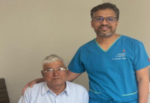 सत्तर वर्षीय मरीज को बिना सर्जरी लगाया गया नया कार्डियक वाल्व A new cardiac valve was implanted in a 70-year-old patient without surgery.