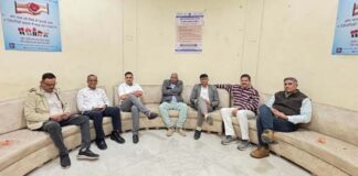 परिवहन आयुक्त से राजस्थान परिवहन निरीक्षक संघ के प्रतिनिधिमंडल ने की शिष्टाचार भेंट A delegation from the Rajasthan Transport Inspectors Association paid a courtesy visit to the Transport Commissioner.