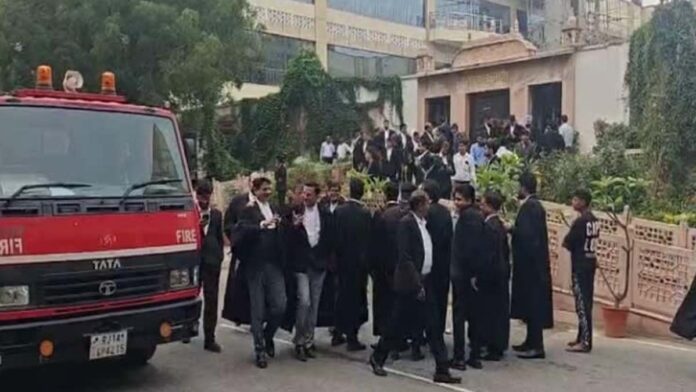 The Rajasthan High Court has received another bomb threat.