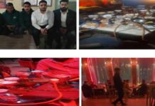 हुक्का बार के खिलाफ क्राइम ब्रांच और पुलिस की संयुक्त कार्रवाई