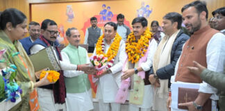 नवनियुक्त मोर्चा अध्यक्षों ने प्रदेश अध्यक्ष राठौड़ से की शिष्टाचार भेंट