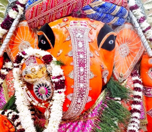 श्री नहर के गणेशजी महाराज का शनि – पुष्य पर किया जाएगा दूर्वा मार्जन से पंचामृत अभिषेक The Paushbada festival will be held at the Shri Nahar Ganesh Temple on December 24th.