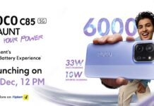 POCO का नया C85 5G स्मार्टफोन 9 दिसंबर को होगा लॉन्च