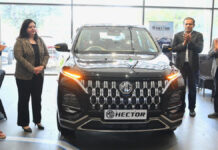 जेएसडब्ल्यू एमजी मोटर इंडिया ने लॉन्च की ऑल-न्यू हेक्टर उन्नत डिज़ाइन JSW MG Motor India launches the all-new Hector with advanced design.