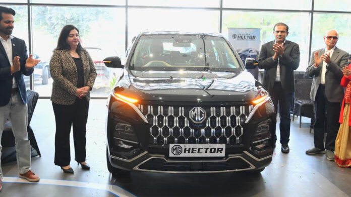 JSW MG Motor India launches the all-new Hector with advanced design.