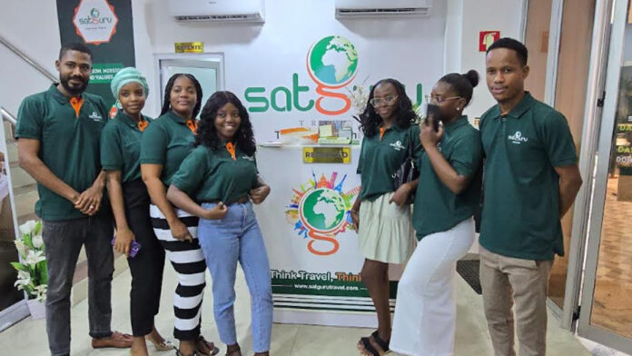 sat At all Satguru Travel's global offices, the 'employee-first' culture is prioritized.